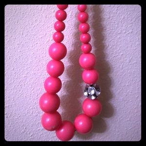 Hot pink necklace